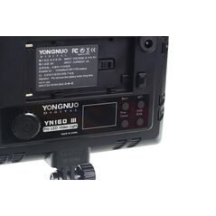 ​Yongnuo YN160 III 3200-5500K Lampa foto-video cu 192 LEDuri CRI 95 si temperatura de culoare reglabila