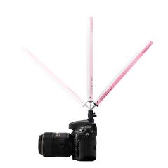 Yongnuo YN128 Lampa circulara roz 128 PRO LED, CRI 95 cu temperatura de culoare reglabila